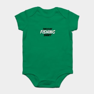 This is my Fishing Shirt - Lures Baby Bodysuit